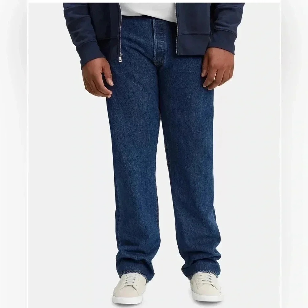 Levi’s Big & Tall 501® Original Fit Stretch Jeans - 48x32 - NWT - Button Fly - I